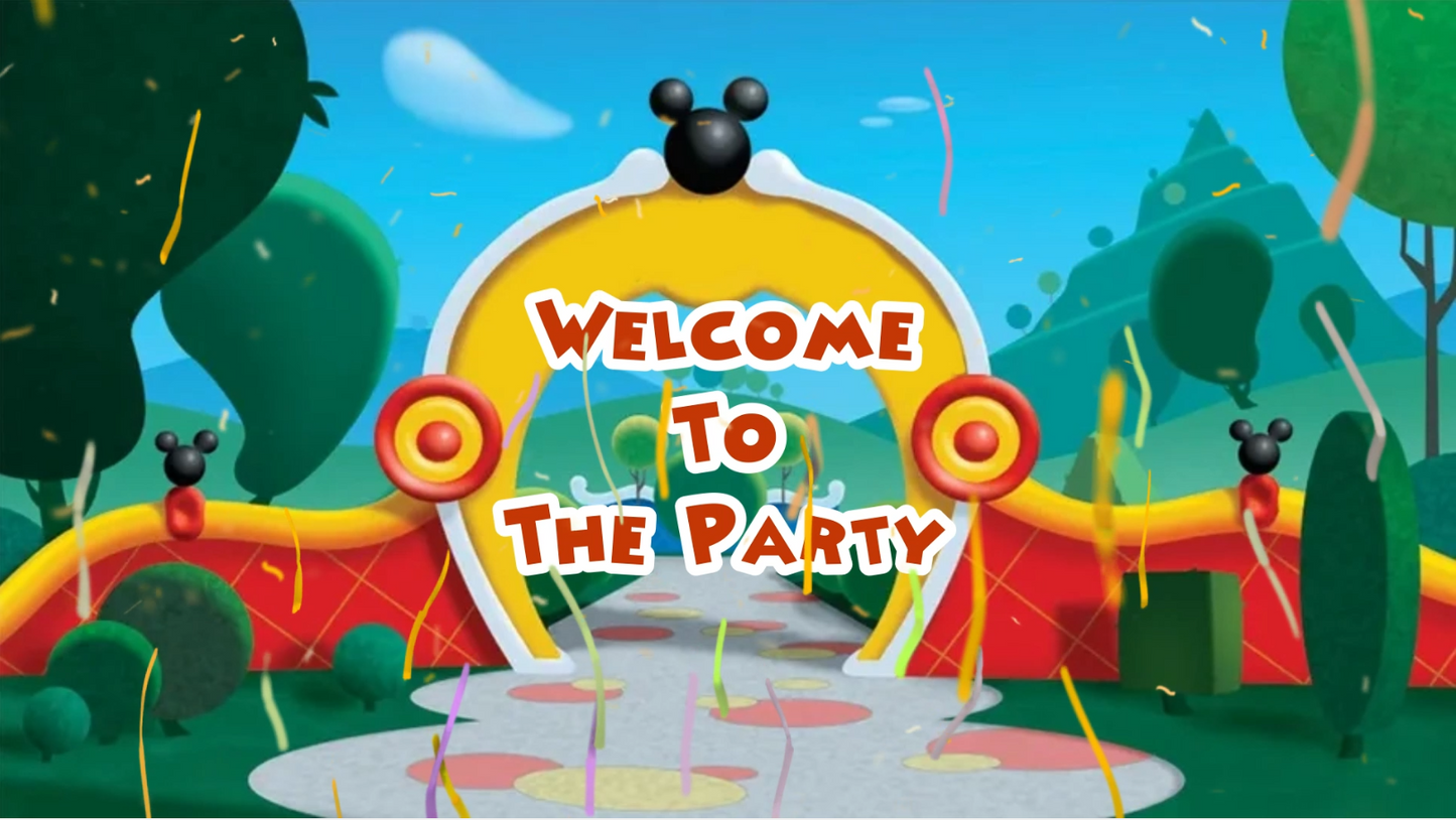 Birthday Party Invitation from The Mouse